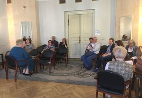 Встреча с сотрудником библиотеки в ТЦСО «Арбат» 14 мая 2018