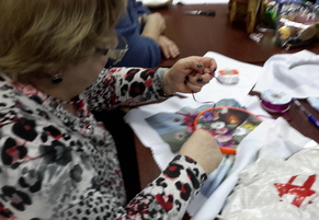 Мастер-класс по вышивке лентами в филиале «Пресненский» 27 октября 2015