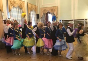 Выступление коллектива бального танца «Алемана» в филиале «Тверской»  6 апре