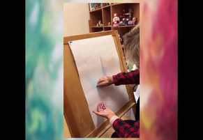 Урок рисования пастелью в ОСРИ