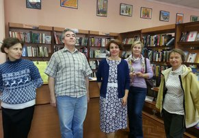 Открытие выставки в библиотеке им. Ю.В. Трифонова 17 сентября 2015
