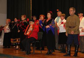 Выступление фольклорного ансамбля «Калина» в школе №1234 17 ноября 2015