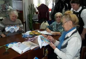 Занятие по вышивке лентами в филиале «Пресненский» 18 января 2016